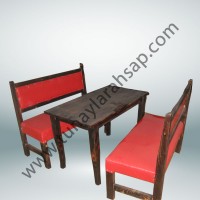 sr0013 Aktan Ahşap Sedir Takımı